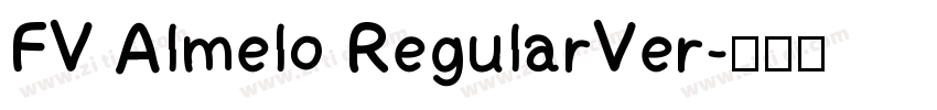 FV Almelo RegularVer字体转换